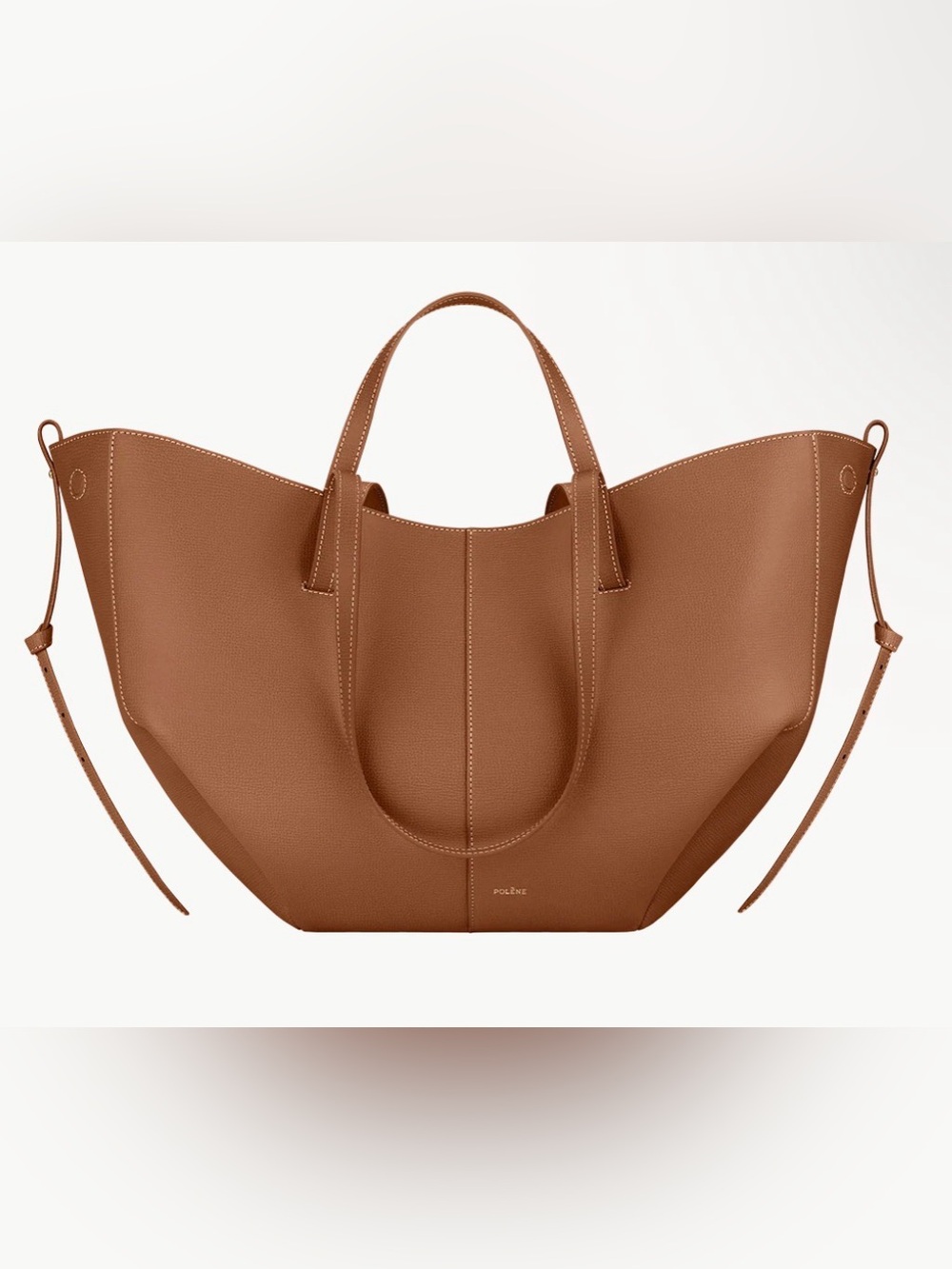 New Polene Cyme Textured Camel Bag